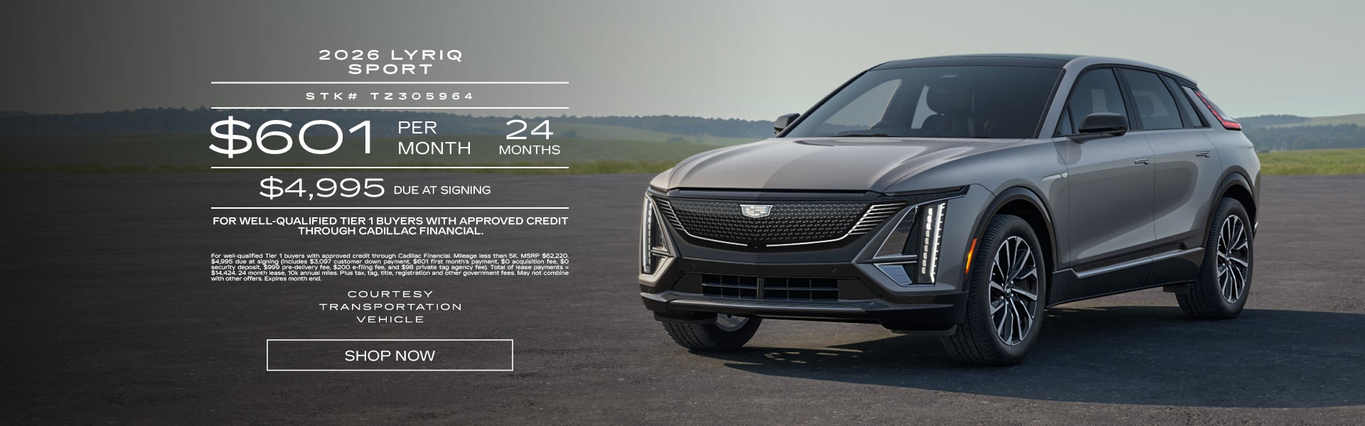 Courtesy 2026 LYRIQ Sport