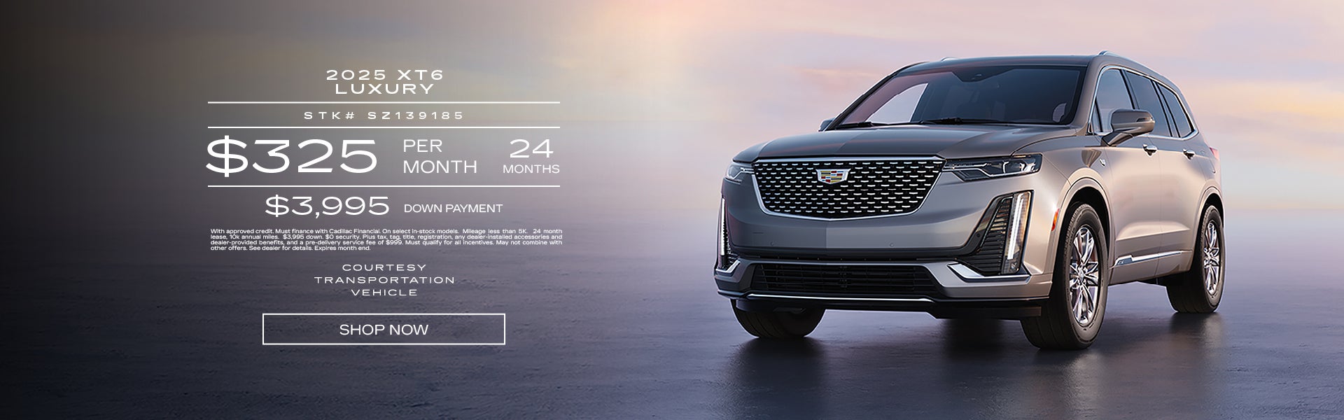 Courtesy 2025 XT6 Luxury