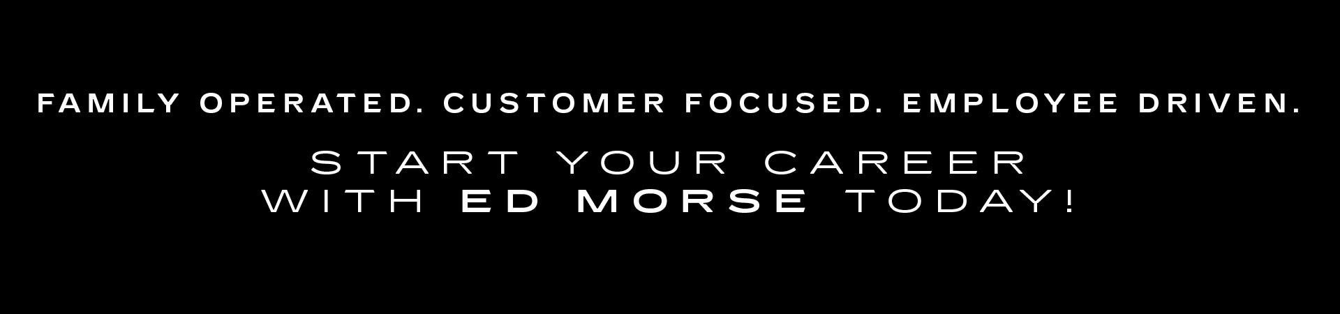 Start your career with Ed Morse Cadillac Tampa FL today!